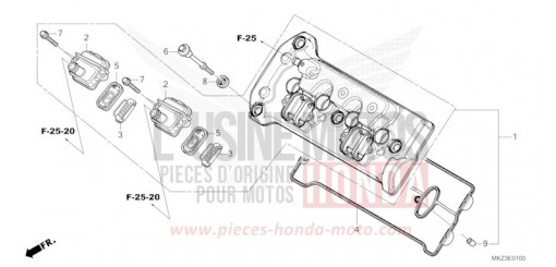 COUVERCLE DE CULASSE CBR600R3R de 2024